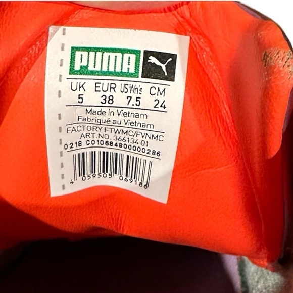 Puma x Sophia Webster Basket Metallic Sneakers Candy Princess Size 7.5 - Picture 9 of 9